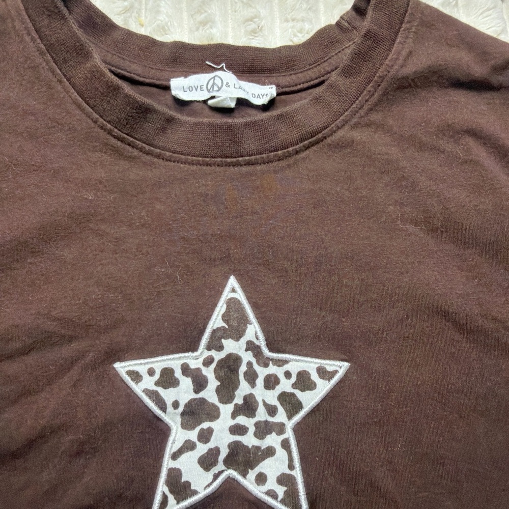 Kids Brown Star Shirt
